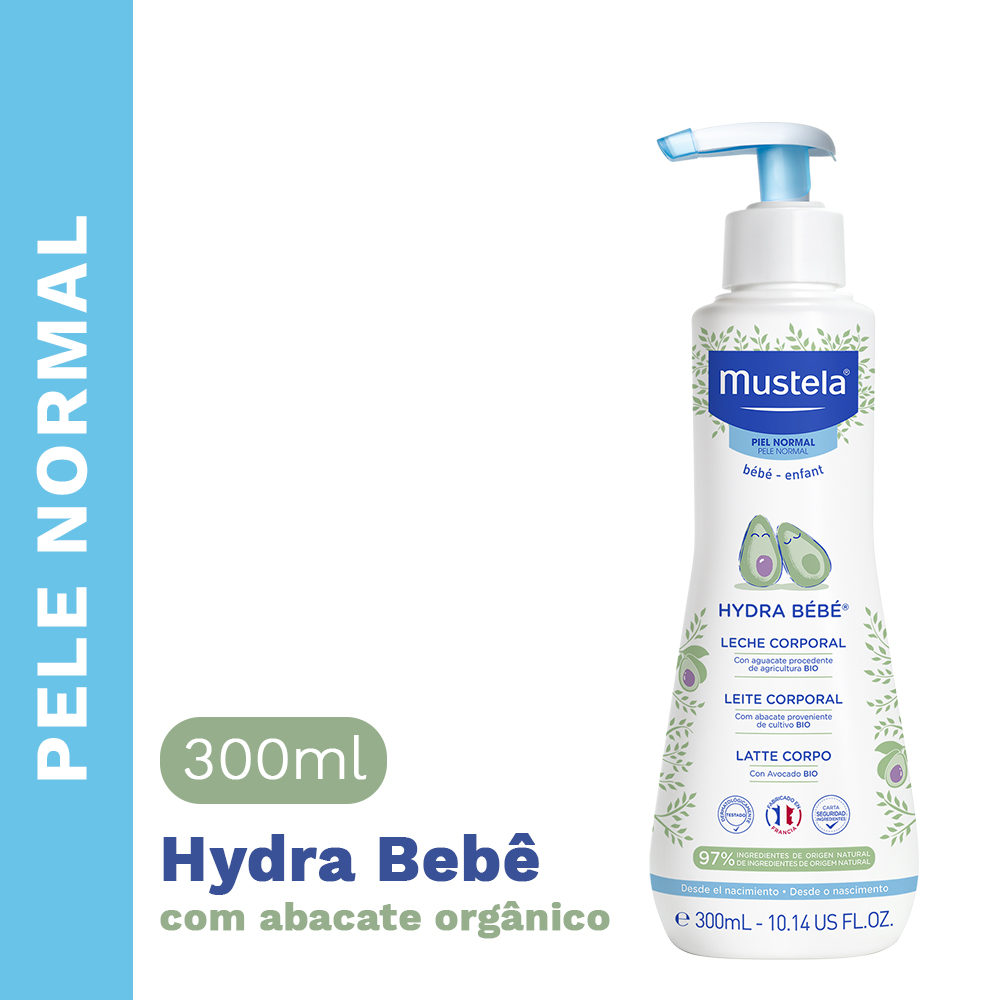 Hydra Beb Hidratante Corporal Abacate Org Nico Infantil Mustela