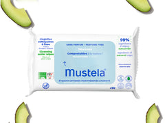 Toalhas Umedecidas Compostáveis sem Perfume - Mustela Brazil